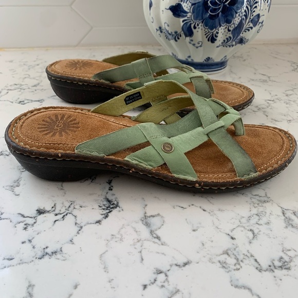 UGG leather woman’s Sandals size 7  NWOT - Picture 5 of 10